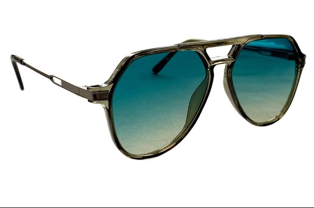 Aviators with Blue Graduated Lens