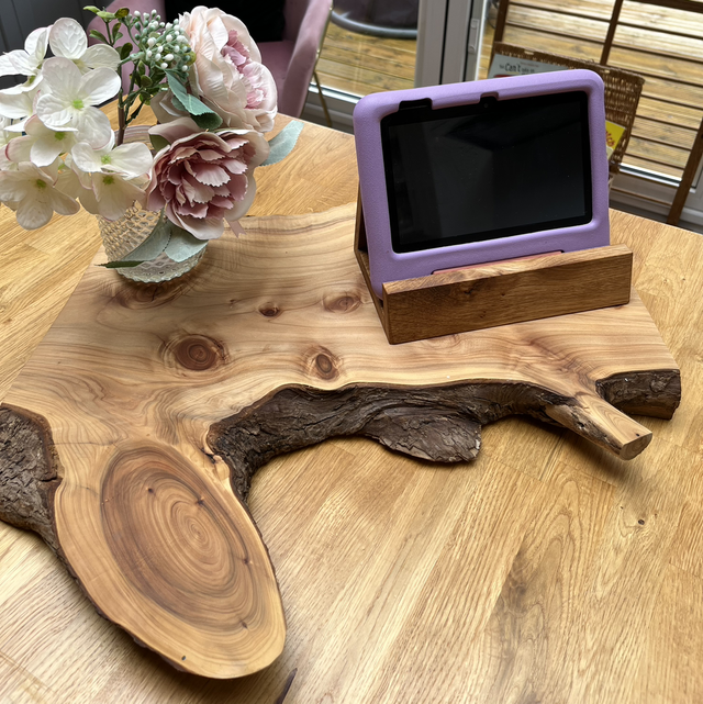 SOLD SOLD SOLD Hand made Oak tablet/book stand 