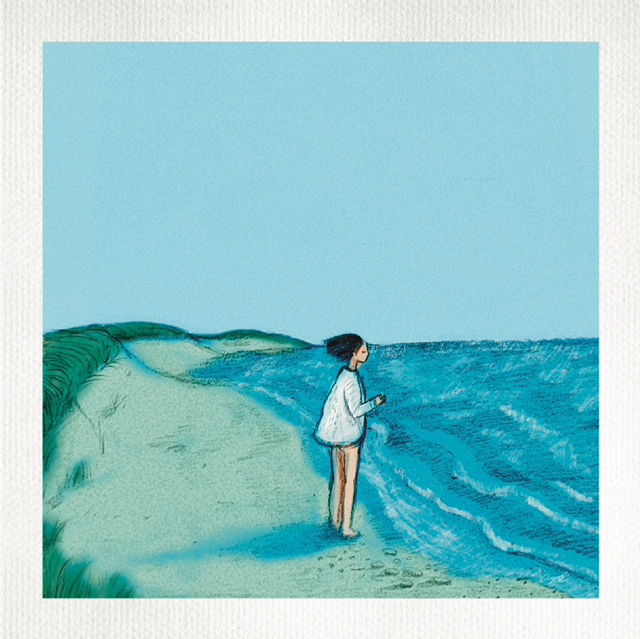 1) Jūra iliustracija - Sea Print