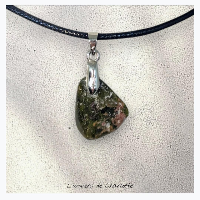Pendentif &quot;Unakite&quot; UK-001
