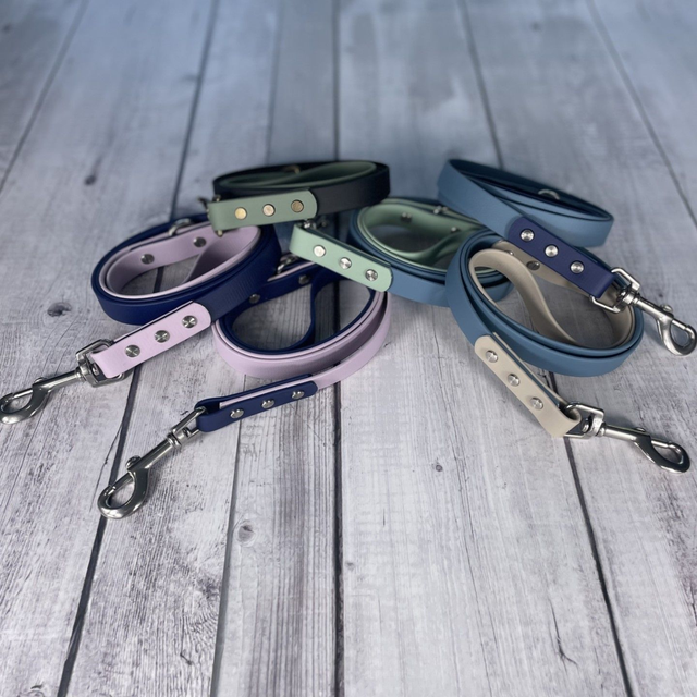 Custom Two-Tone Waterproof BioThane® Lead