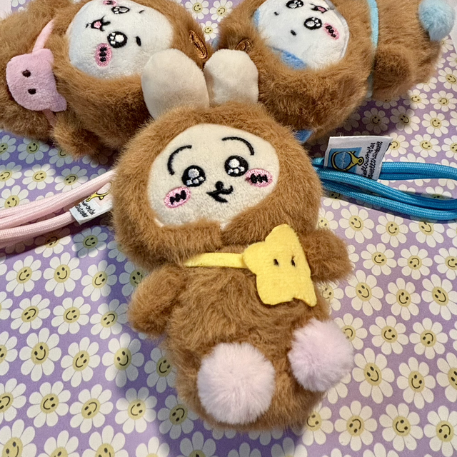 Chiikawa inspired plush pendant keychain 3 to choose