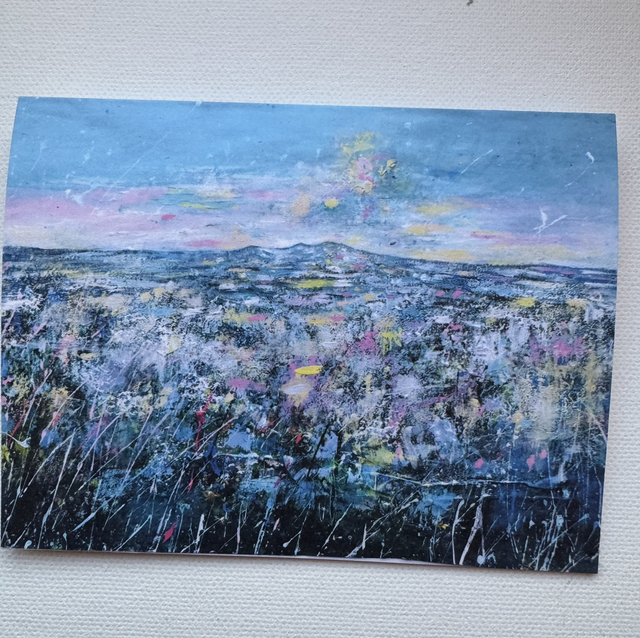 Christmas card- Eildons-Snowy Eildons