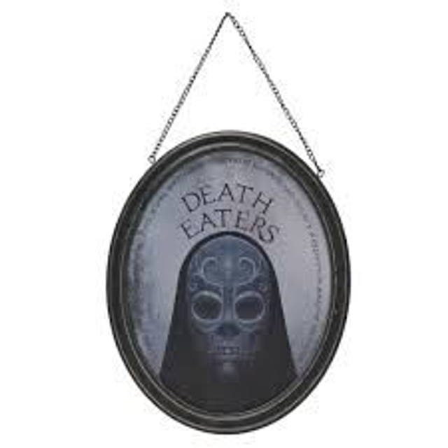 PLAQUE MIROIR MOTIF MANGEMORT DARK ARTS DE WARNER BROS HARRY POTTER