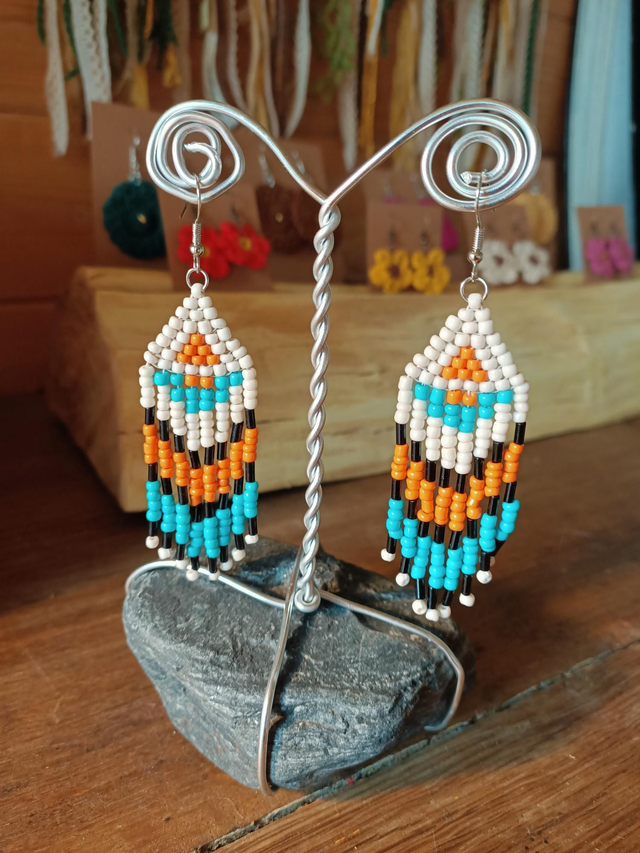 Boucles d'oreilles indienne 