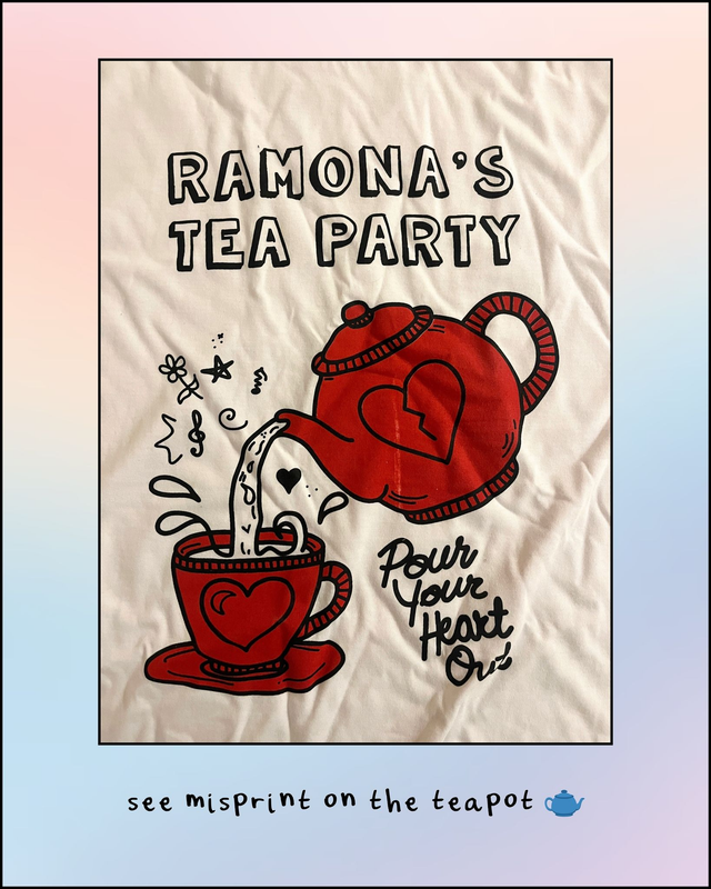 SOLD OUT - Misprint "Pour Your Heart Out" XL Tee!