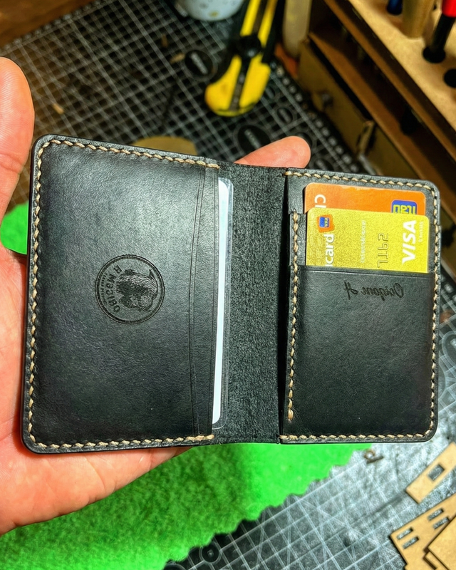 Carteira de Couro Slim Mini Odense