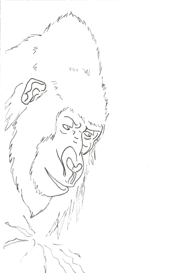 Carte "Finis Moi!" - Hector le Gorille
