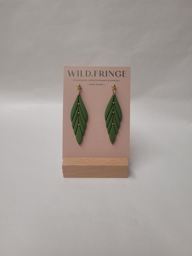 Olive - Spanish Green - Earrings - MP-013