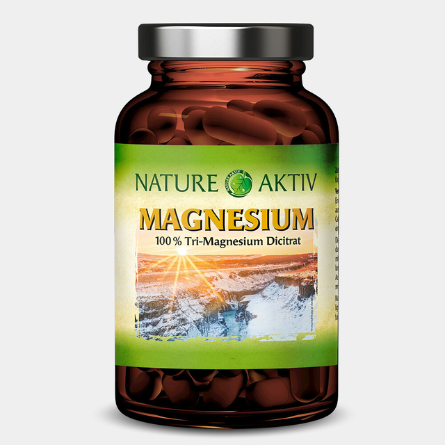 Nature Aktiv Magnesium Tri-Magnesium Dicitrat 120 Kapseln