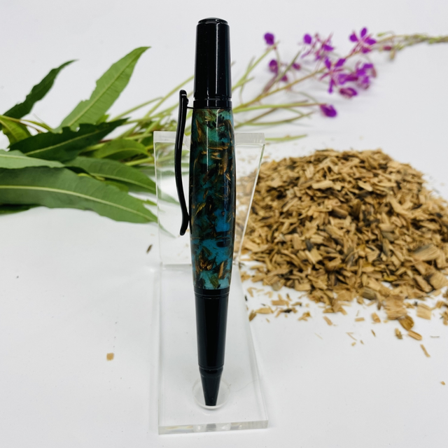 Whiskey Resin Twist Pen