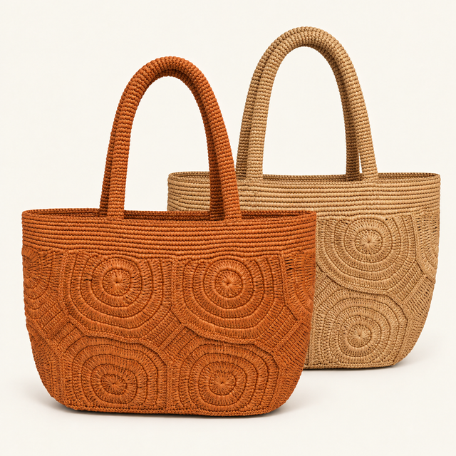 Sac Elora en raphia de Madagascar