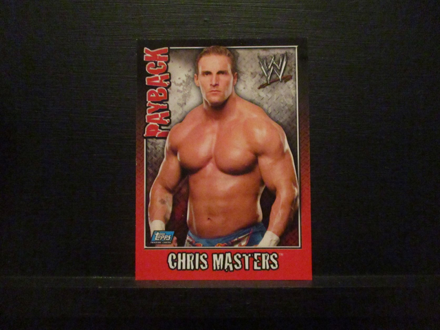 Chris Masters - Payback Original Trading Card #13