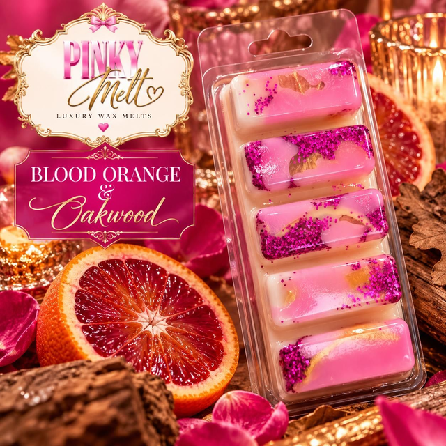 Blood Orange & Oakwood Wax Melt Bar