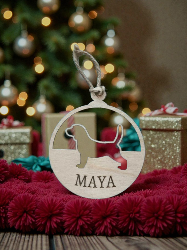 BOULE DE NOËL CHIEN/CHAT(plusieurs modèles)