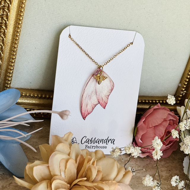 Collier aile de fée
