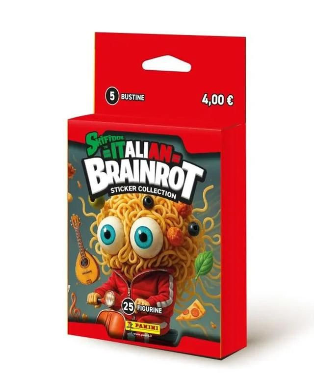 Skifidol Brainrot Ecoblister 5 Buste - Universo Psichedelico (Sticker Edition)