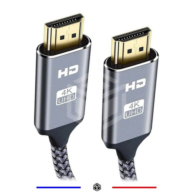 Câble HDMI 4K - 3 Mètres