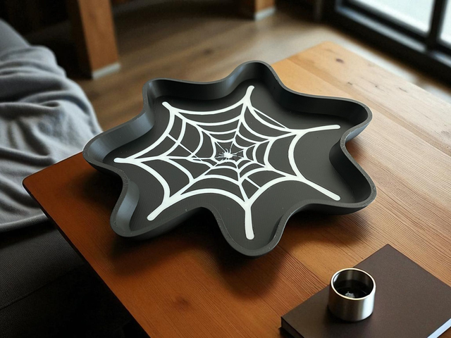 Halloween Spiderweb Tray