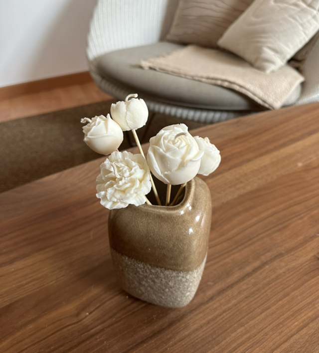 Bouquet de fleur bougie Maria 