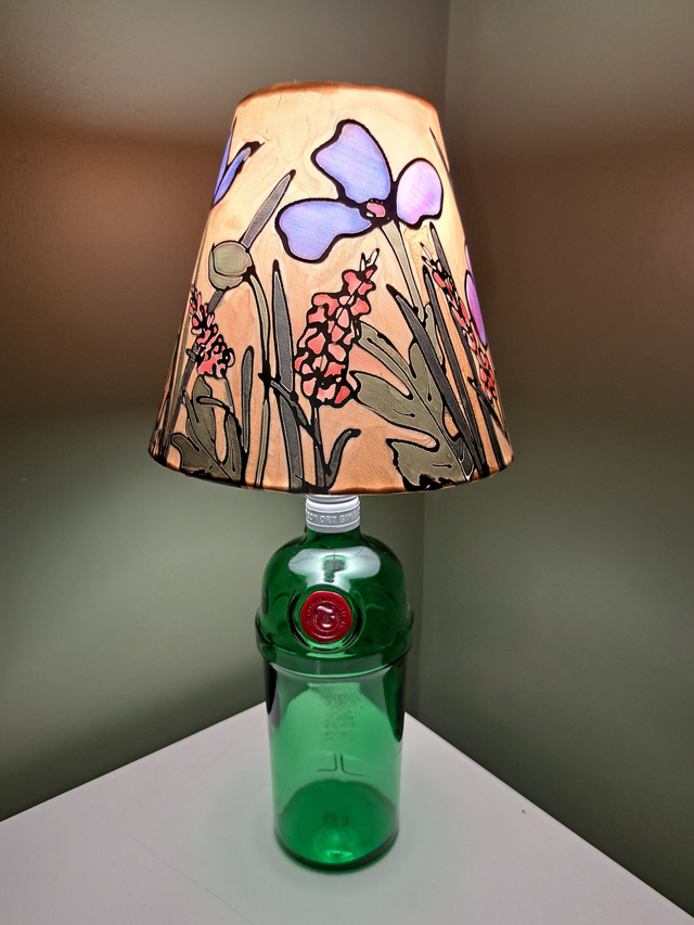 Grey poppy small cone shade  