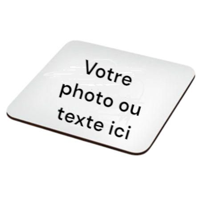 Dessous de verre 10x10 à personnaliser 