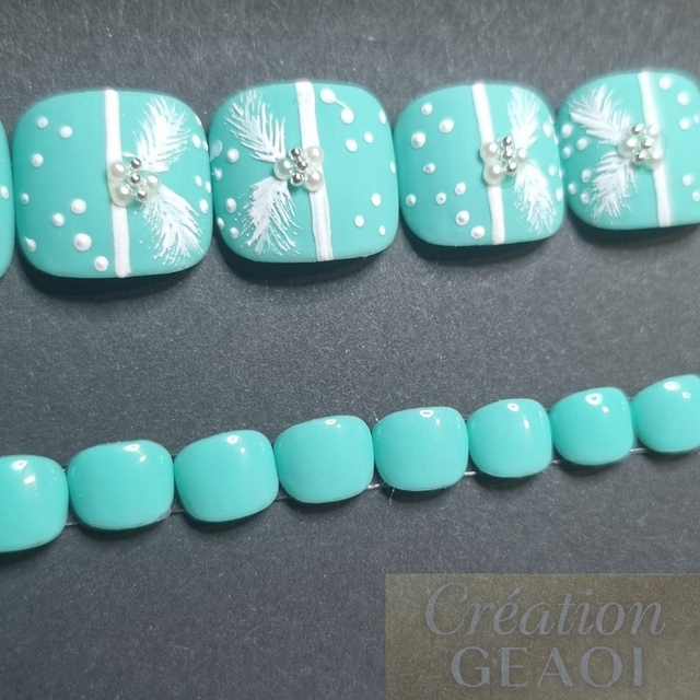 Mix Pearl Green little pieds