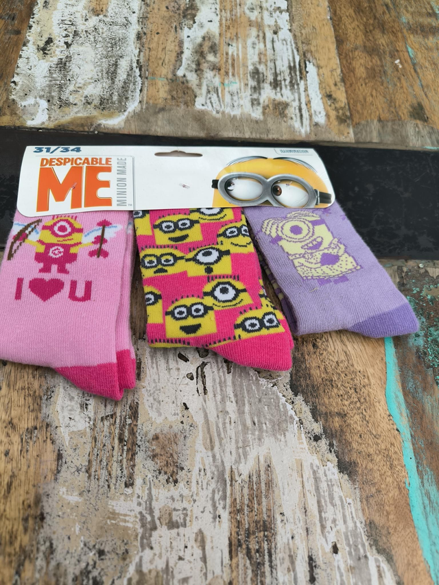 CHAUSSETTES MINIONS X3 31/34