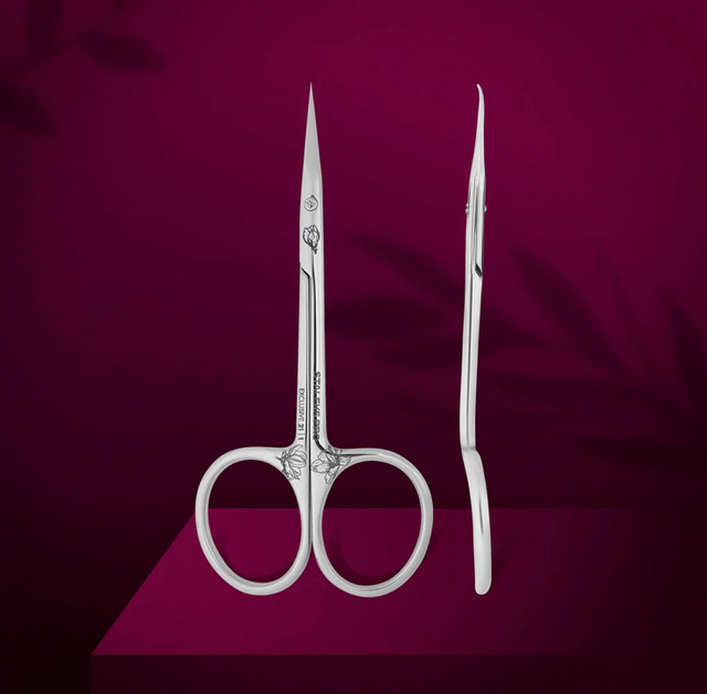 CISEAUX PROFESSIONNELS AVEC LE CROCHET À CUTICULES EXCLUSIVE 21 TYPE 1 - STALEKS 