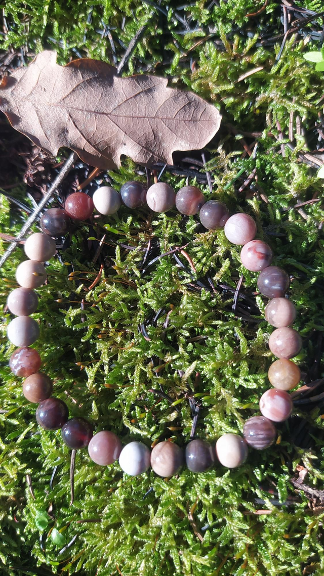 Bracelet bois fossilisé