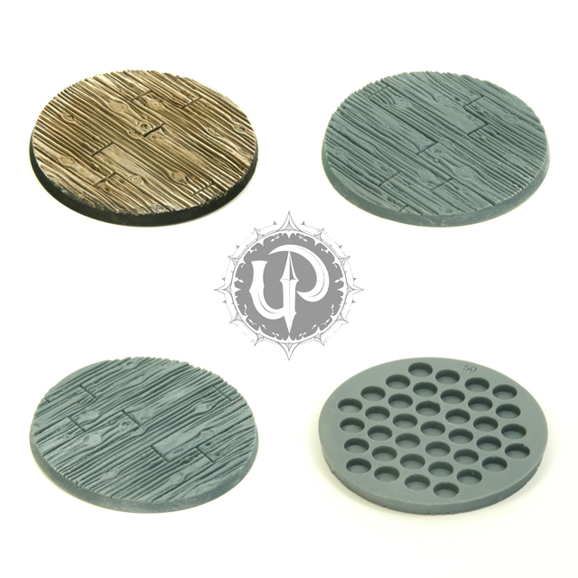 50mm Hardwood themed base