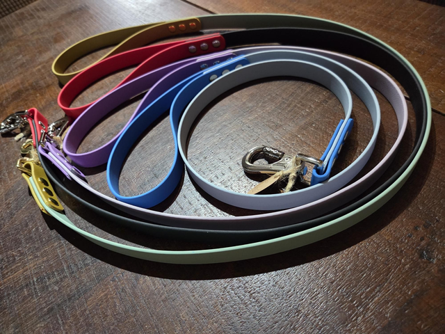 39 inch x 19mm biothane leads