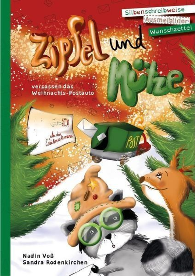 Zipfel und Mütze verpassen das Weihnachtspostauto