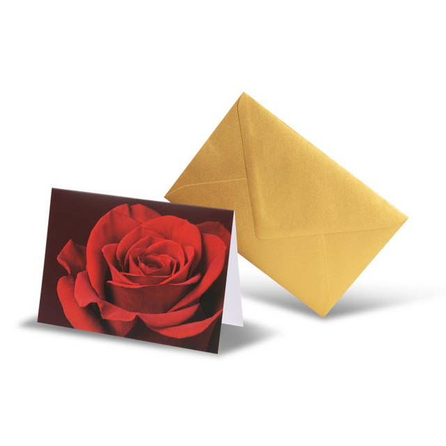 Karte "Rote Rose"