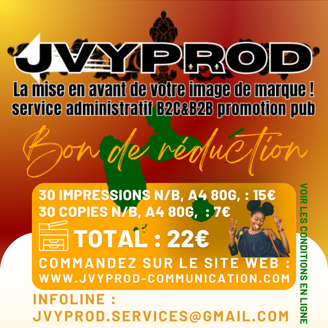 Bon de réduction : 30 IMPRESSIONS N/B, A4 80g + 30 COPIES N/B, A4