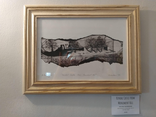 Kendal Castle from Monument Hill- Helena McGregor 