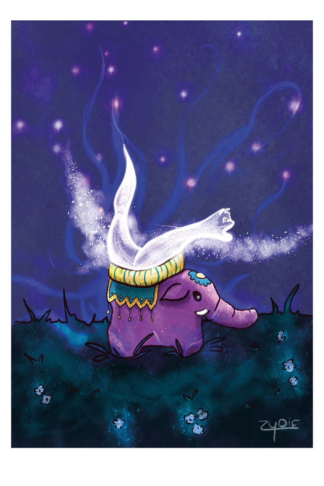 FineArt-Print - Mystic Elephant