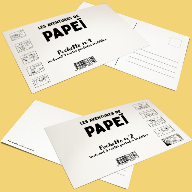 Les aventures de Papeï (Lots 1 &amp; 2 de cartes postales)