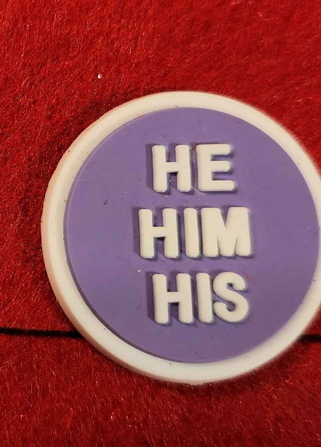 Pronouns He/Him/His In Silicone