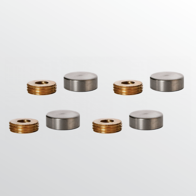 Cápsula Inox 15mm (Pack de 4)