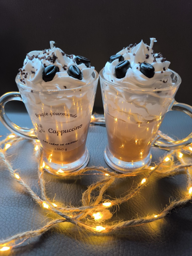 Bougie cappuccino 
