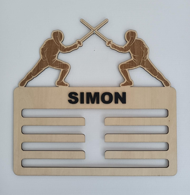 Porte médailles escrime