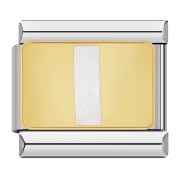 Charm "I" Fondo Dorado 