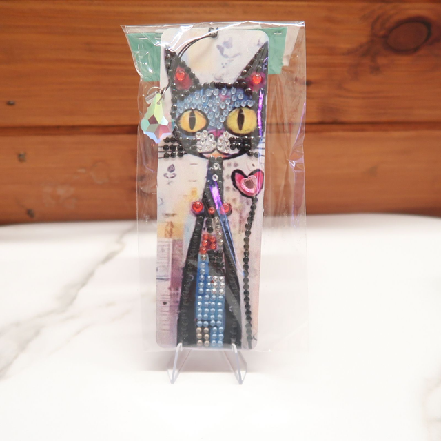 Diamond Art Small Cat Bookmark