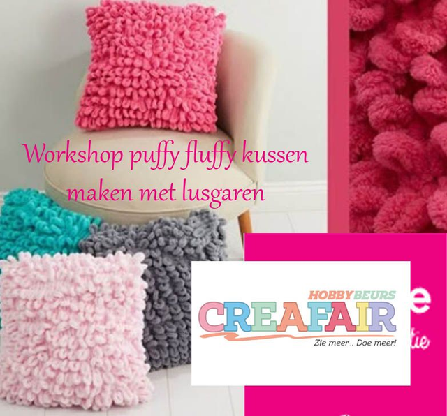 Workshop puffy fluffy kussen Creafair
