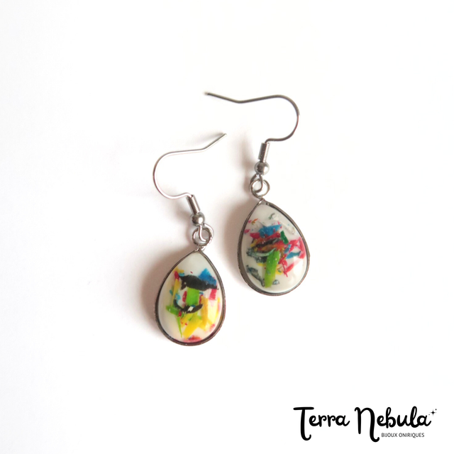 Boucles d'oreilles gouttes Créative | BO127