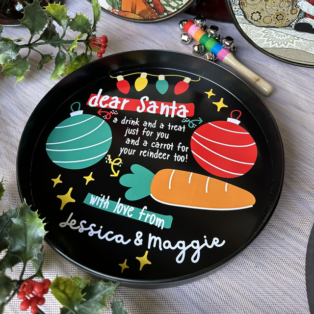 Personalised Santa treat tray - plus freebies!