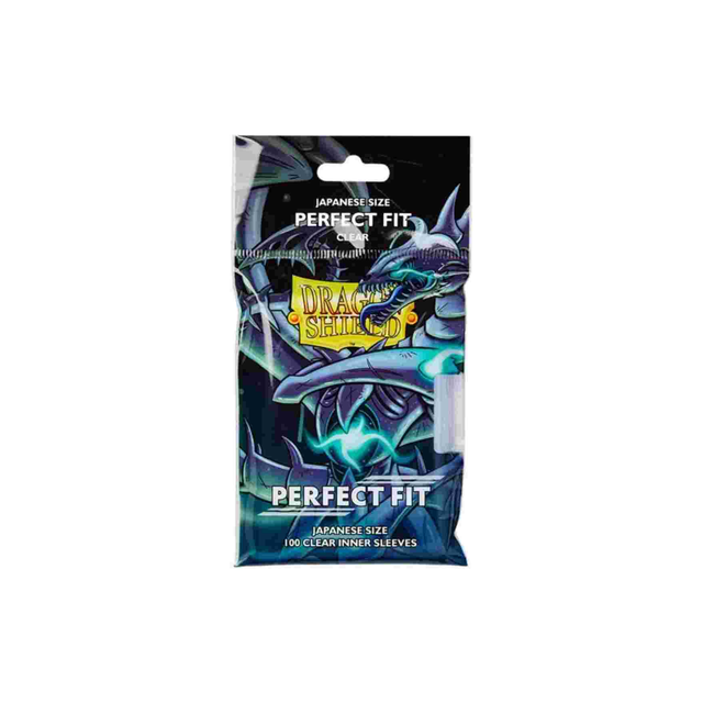Dragon Shield Japanese Perfect Fit 100 Small Sleeves - Clear 