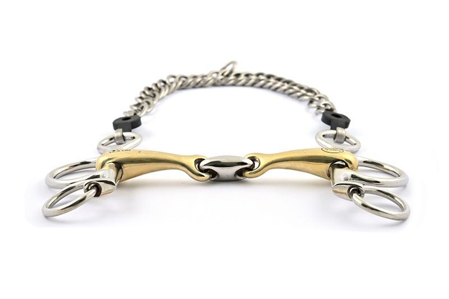 Mors JUMP'IN pelham petites branches double brisure bloqué