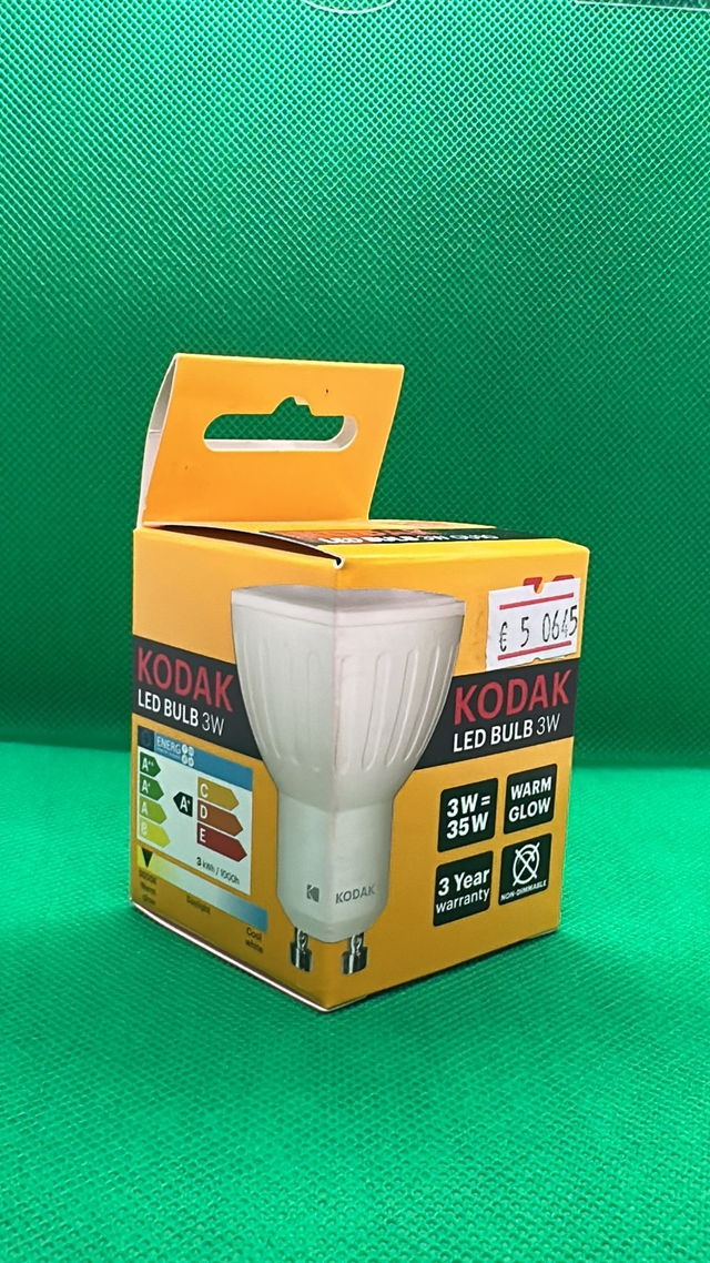 *0645-KODAK LED BULB 3 W GU10
